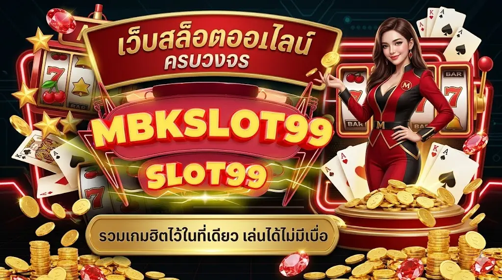 mbkslot99 เว็บ สล็อตออนไลน์ ครบวงจร รวมเกมฮิตไว้ในที่เดียว เล่นได้ไม่มีเบื่อ