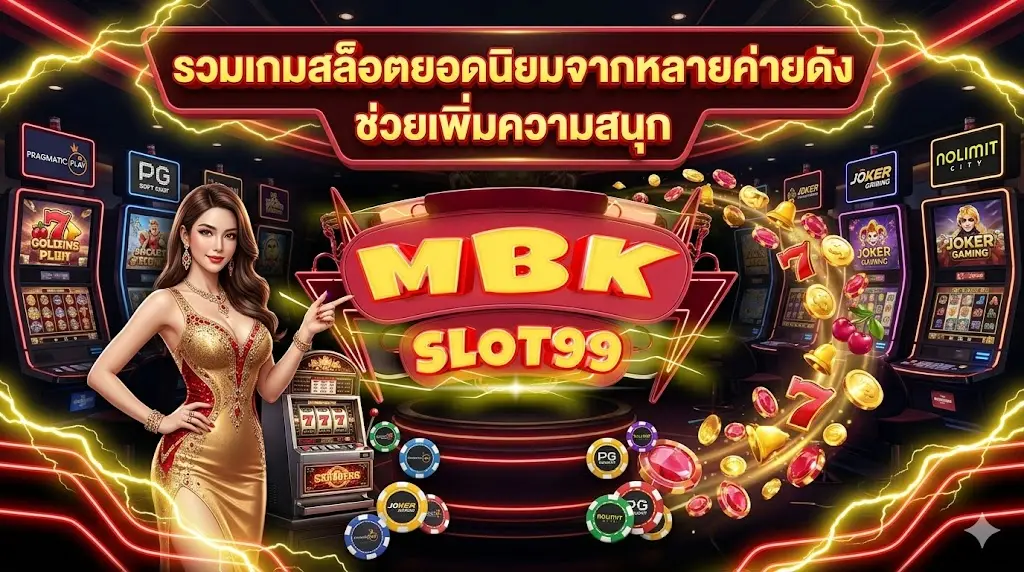 mbkslot99 รวมเกมสล็อตยอดนิยมจากหลายค่ายดัง ช่วยเพิ่มตัวเลือกความสนุกได้มากขึ้น
